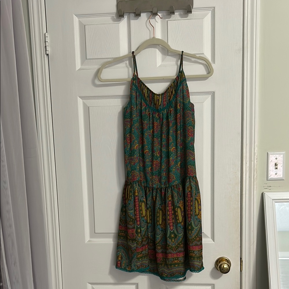Anthropologie Tiny | Bohemian Teal and Multicolor Sundress